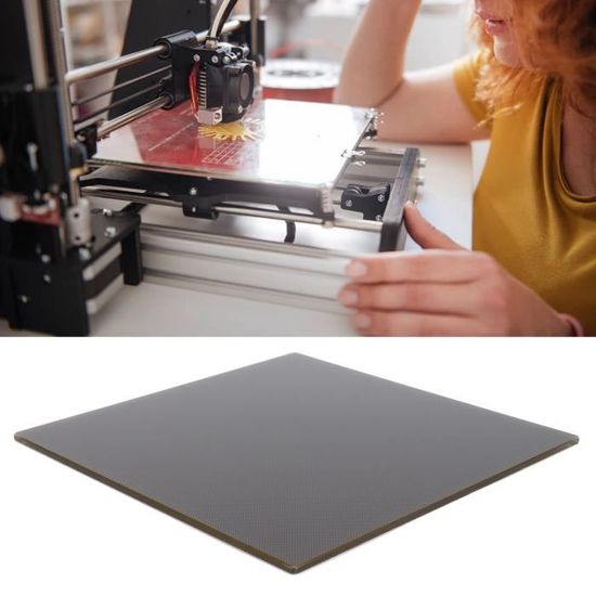 Lit En Verre Pour Imprimante 3D, Lit D'imprimante En Verre 220 X 240 X 4 Mm, Plaque En Verre Trempé Améliorée, Plate-Forme D'imprimante 3D, Plaque Verre Trempé Pour Anycubic Mega S