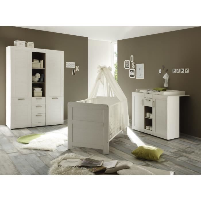 Landi Chambre Bebe Complete Lit 70 140 Cm Armoire Commode