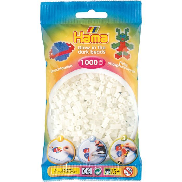 1 000 perles Hama MIDI - phosphorescent - Hama