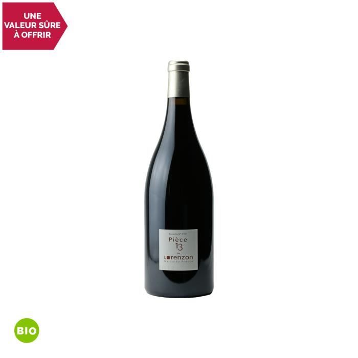 Mercurey 1er Cru Pièce 13 MAGNUM Rouge 2013 - Bio - 150cl - Domaine Lorenzon - Vin AOC Rouge de Bourgogne - Cépage Pinot Noir
