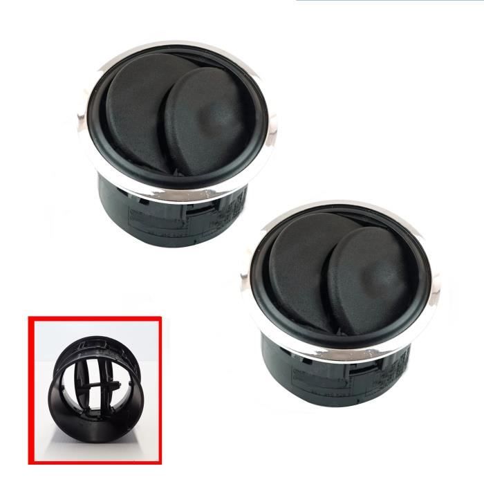 2 Grilles de Ventilation Bouche d'air Aeration Avant Gauche Droite Milieu Gris prévu pour Master 3 Movano B NV400 Logan