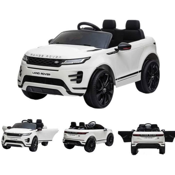 Range Rover Evoque voiture électrique pour enfant blanche