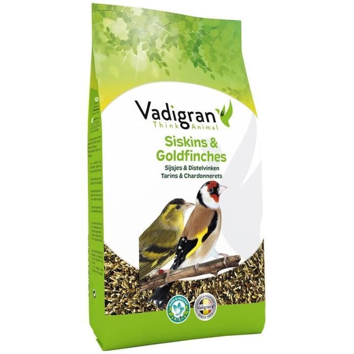 Nourriture pour oiseaux Vadigran Nourriture pour Tarins & Chardonnerets- 800g 127910
