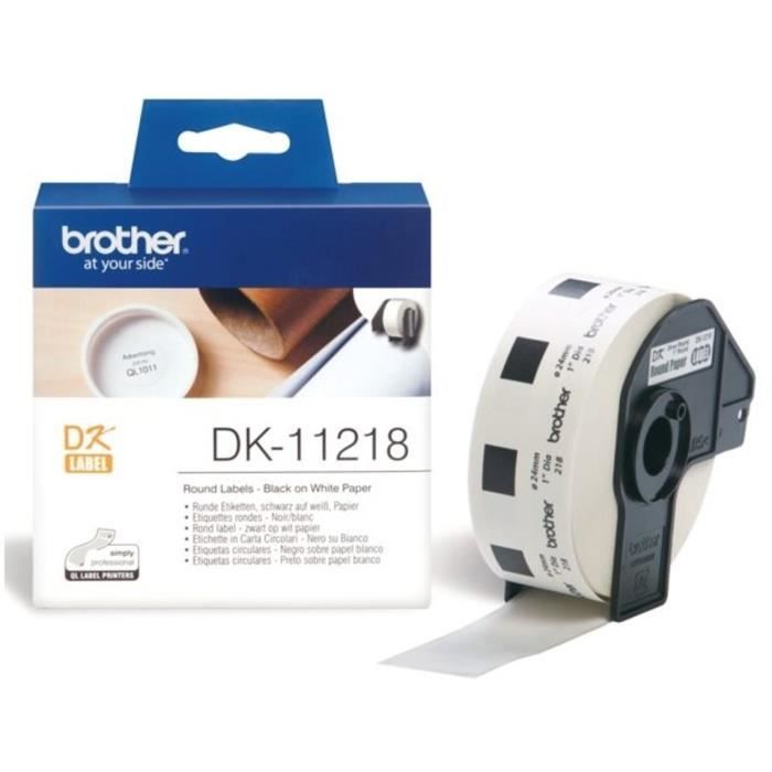 BROTHER Ruban papier P-TOUCH DK-11218 - 24x24mm