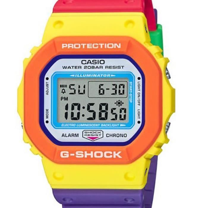 Montre Casio G-Shock DW-5610DN-9ER Psychedelic Colors L Orange