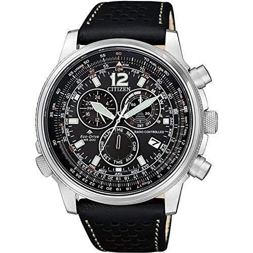 Montre à Quartz Citizen Radio Controlled, ECO Drive, 43,8mm, Noir, CB5860 19E