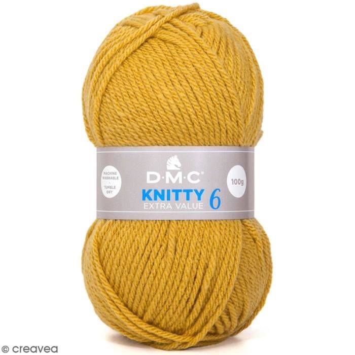 Laine Knitty 6 DMC - 100 g Moutarde 670