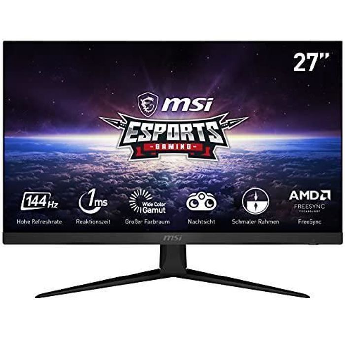 MSI Optix G271 ecran de Jeu FHD IPS DP/HDMI FreeSync 69 cm (27-) 1 ms