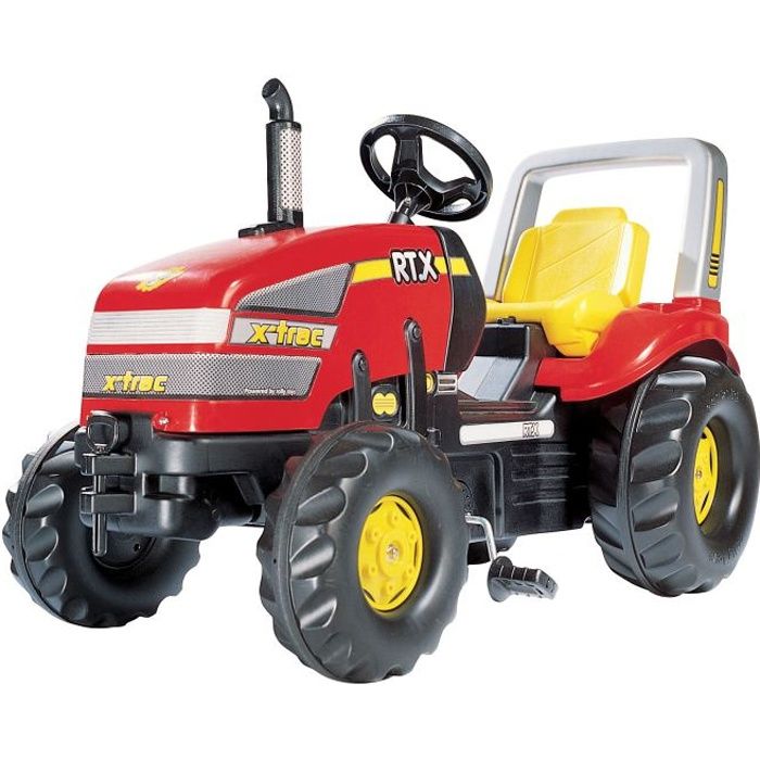 Tracteur à pédales ROLLY X-TRAC, Rouge Série Roll…