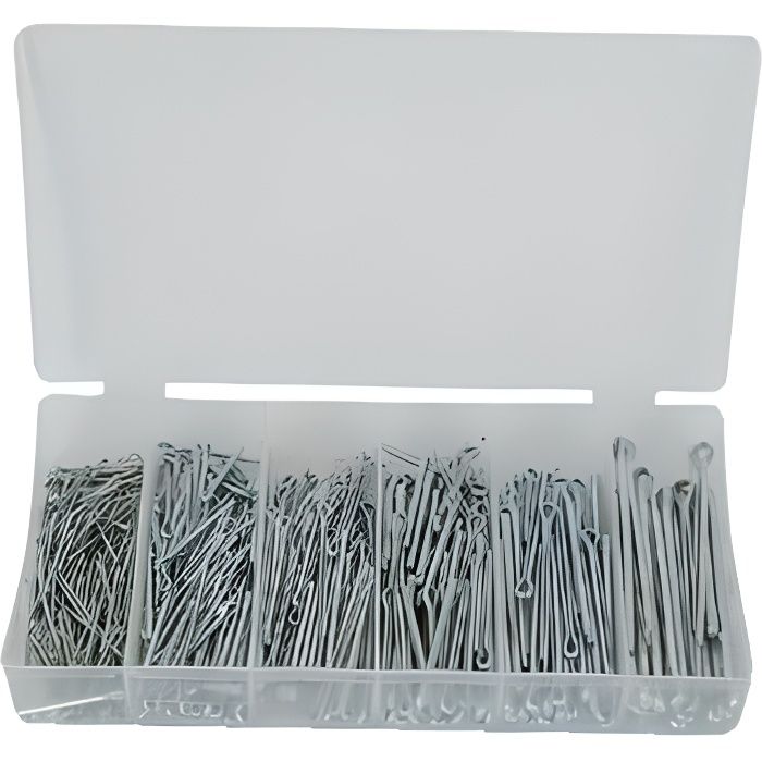 Coffret de goupilles fendues - 555 pces