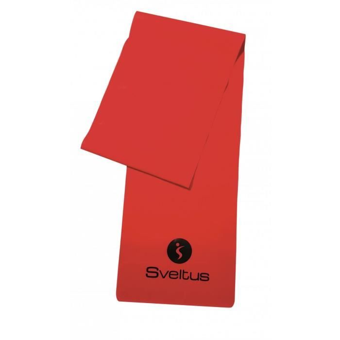 SVELTUS - Bande latex rouge 1,20 m strong bte
