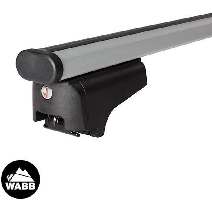 Barres de toit universelles WABB WABB Rail XL pour Peugeot 5 75Kg Peugeot 5008 II - 3665597103557