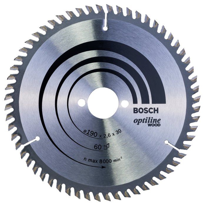 Bosch Lame Scie Circulaire Ø190mm Z60 - vue 3