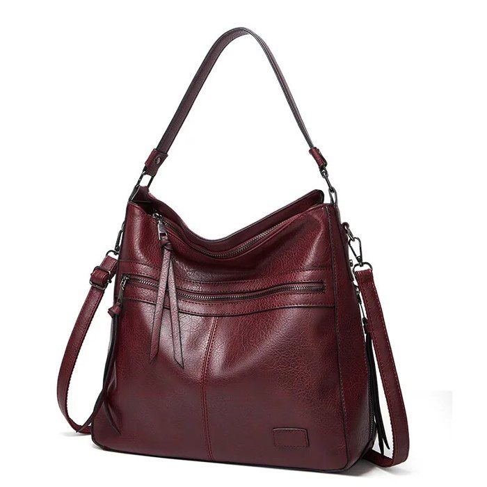 Kattee Sac Fourre-Tout En Cuir Véritable Pour Femme - Sac à Main Souple Avec Bandoulière
