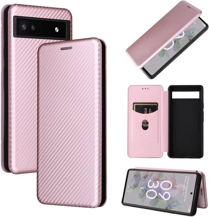 Keyless Go Lot De 2 étuis De Protection Pour Clés De Voiture En Cuir Fibre De Carbone Faraday Avec Bloqueur Rfid