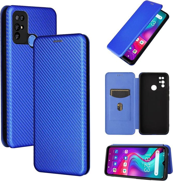 Housse étui Pour Tablette DOOGEE U11 11 Pouces - Cuir PU - Support Multi-angles - Porte-crayon Et Dragonne - Bleu Clair