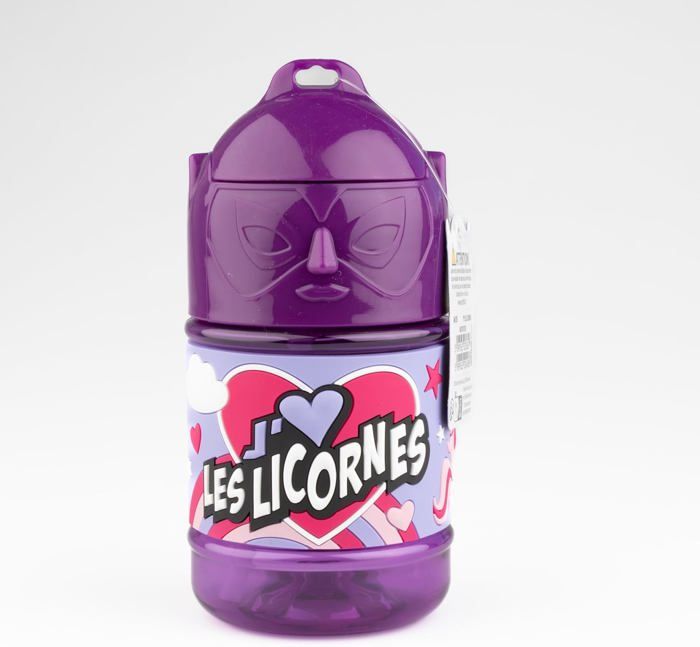 Gourde Métallique Personnalisable 400 Ml Pour Enfants - Avec Mousqueton, Design Nom Personnalisé