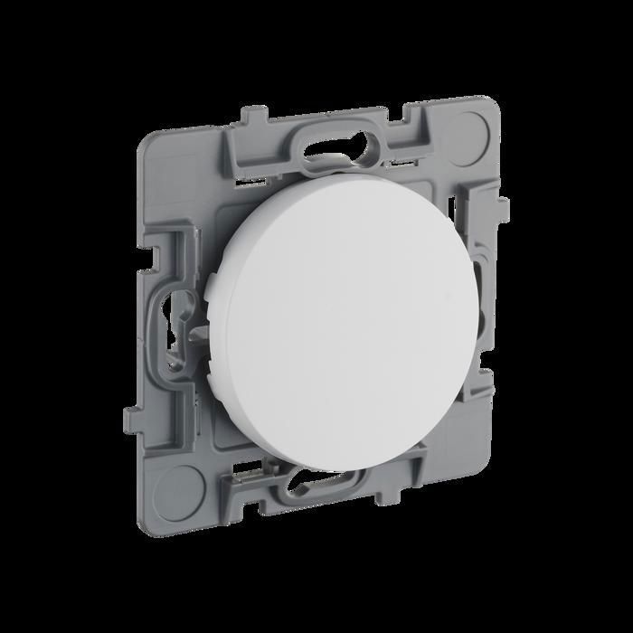 DEBFLEX - Mécanisme Double Va-et-vient Casual - Avec Cache Support Metal Appareillage Encastre Blanc Ref 742977 A7936042