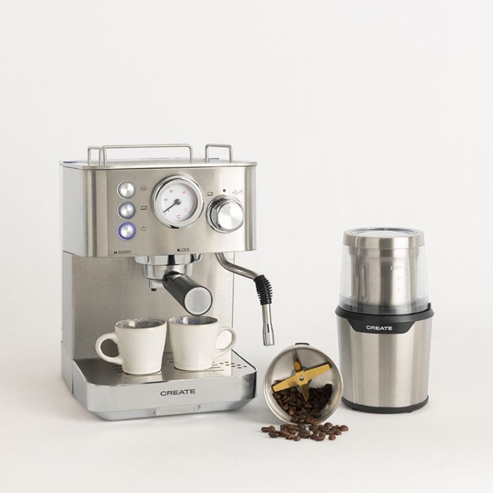 Pack Machine à Expresso THERA CLASSIC + Moulin MILL PRO - Create - 20 Bars - 300W