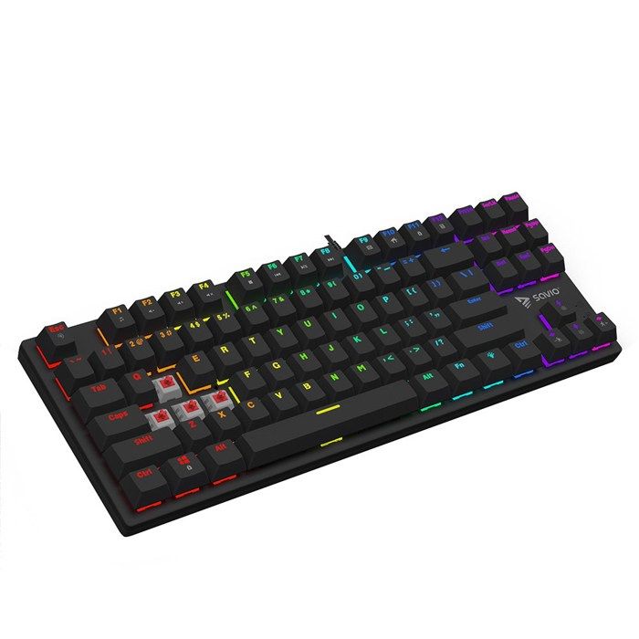 Clavier - SAVIO - TEMPEST X2 RED - Mécanique - Rétroéclairé - USB filaire