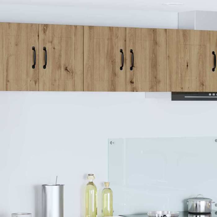 Moderne Meuble mural de cuisine - Meuble haut/Armoire suspendue Chêne artisanal 60 x 31 x 40 cm@FR(328943）