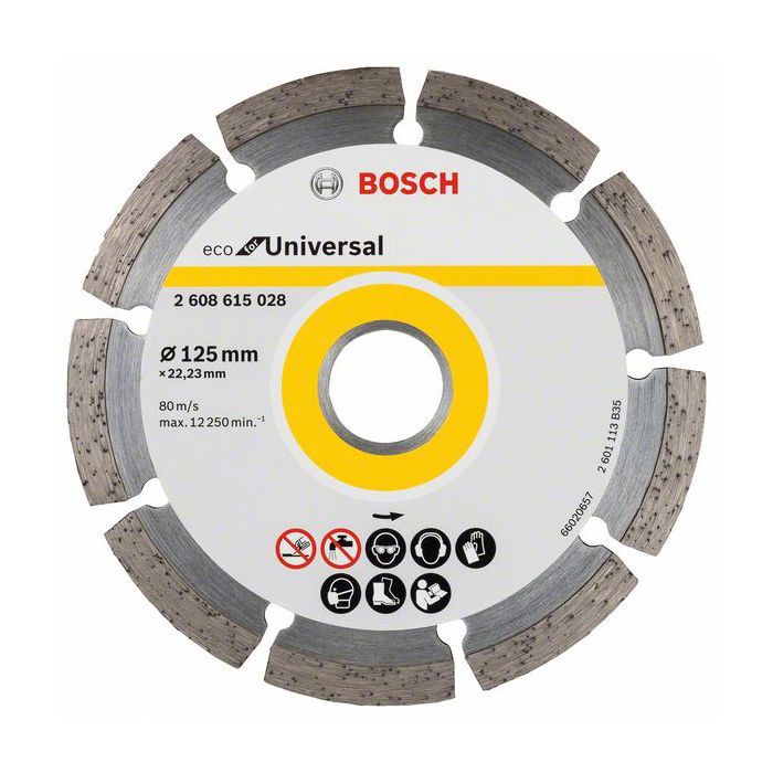 Disque à tronçonner diamanté Bosch Eco Universal 125 mm