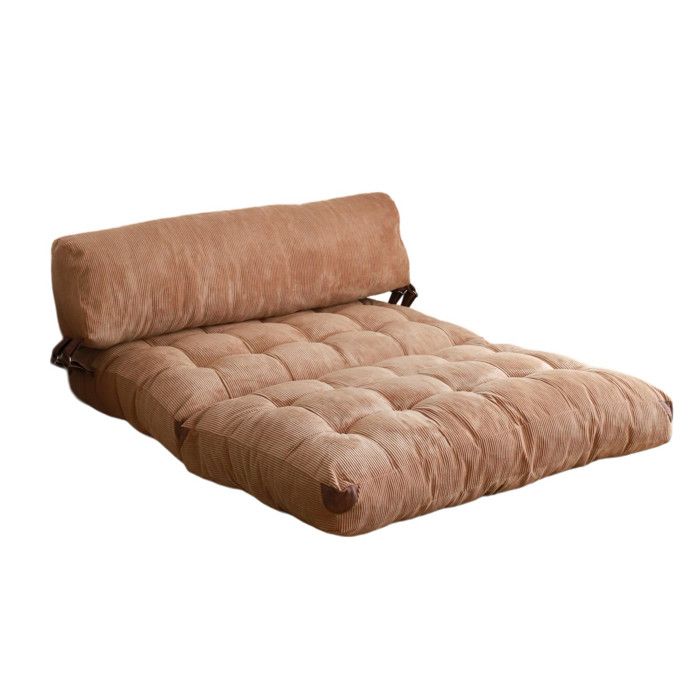 Canapé-lit 2 places en tissu Fold - 120 x 75 x 79 cm - Marron Canapé-lit 2 places en tissu Fold - 120 x 75 x 79 cm - Marron