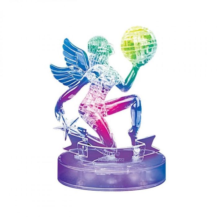 1 Puzzle cristal 12 signes zodiaque éclairage LED 16x13x7 cm décoration intérieur .