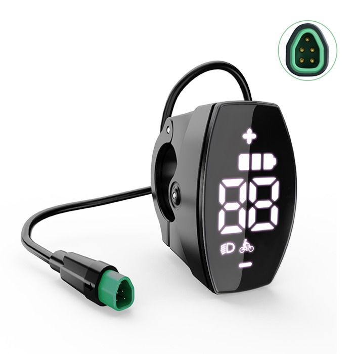VD03 Écran pour vélo électrique affichage LED 1 5 pouce étanche IP67 pour moteurs Bafang BBS-HD/BBS02B