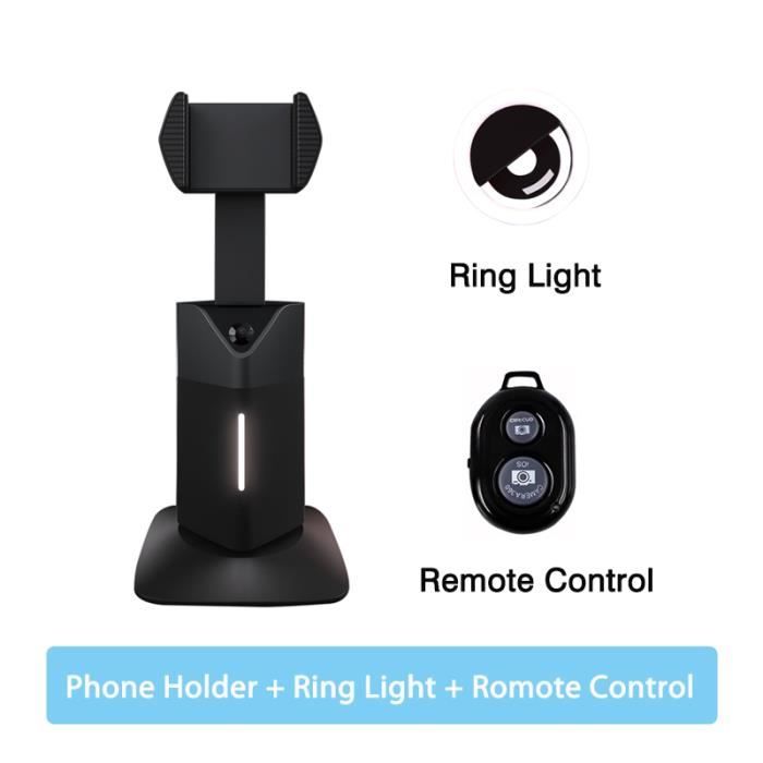 Trépied De Suivi Automatique Du Visage - Rotation 360° - Pour Smartphone, Caméra - Neuf Avec Support