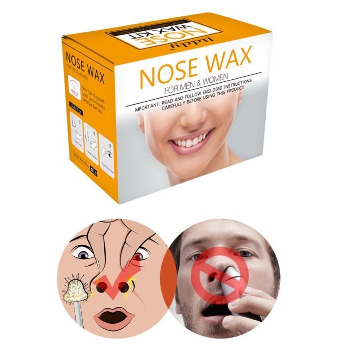 1 JEU Kit de cire pour épilation du nez et des oreilles, sans douleur — free download