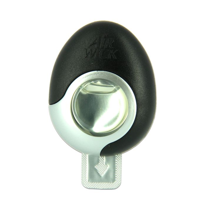 Air Wick Mini Bicolore Vanille, Liquide, Voiture, Noir, Argent, Vanille, 30 jour(s), 80 mm