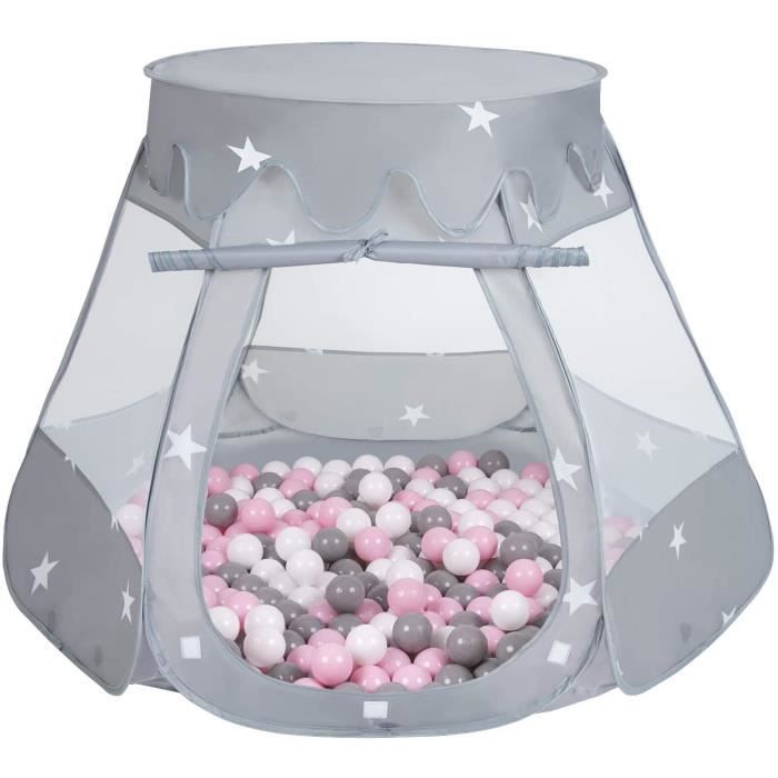Selonis Tente 105X90cm-300 Balles Balles Ch?�teau avec Les Balles Plastiques Piscine ?? Balles 