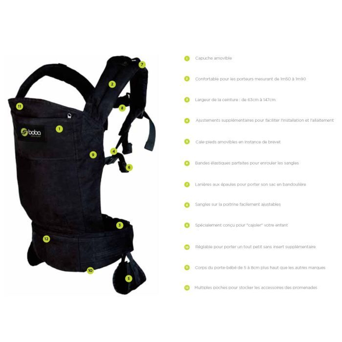Porte Bebe Ergonomique Boba 3g Classic Kangourou Cdiscount Puericulture Eveil Bebe