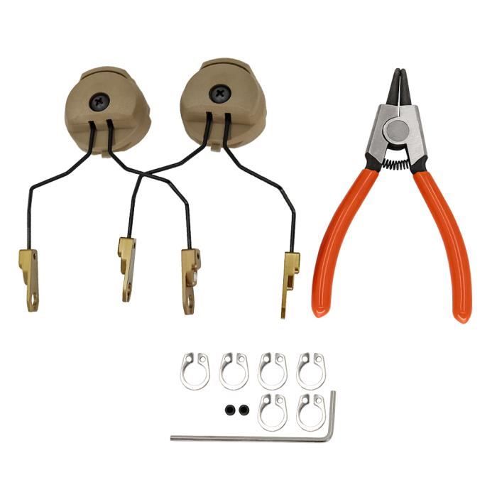 Adaptateur Rail ARC Pour Casque Tactique FMA - Compatible COMTAC3, équipement De Chasse/tir - Neuf