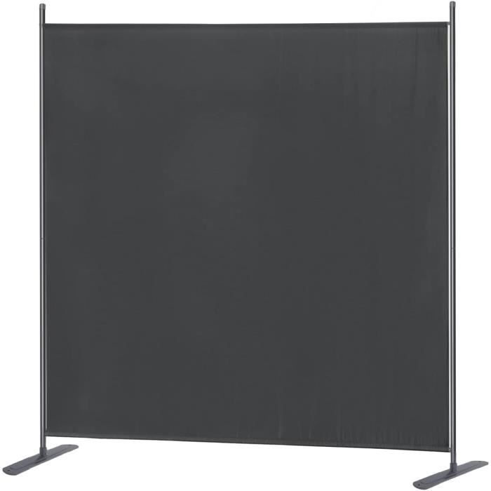 Paravent Pliable 3 Parties Peviasot 260x180cm - Brise-vue Intérieur/Extérieur - Anthracite - Jardin, Balcon, Bureau