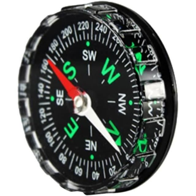 SkinStar Pliable Boussole de Poche Randonnée Extérieur Boussole Loupe