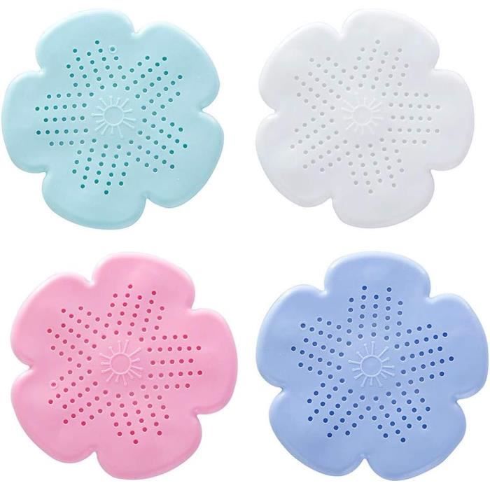 Aspiration Plat En Silicone 4 Pièces, Couvercle De Vidange