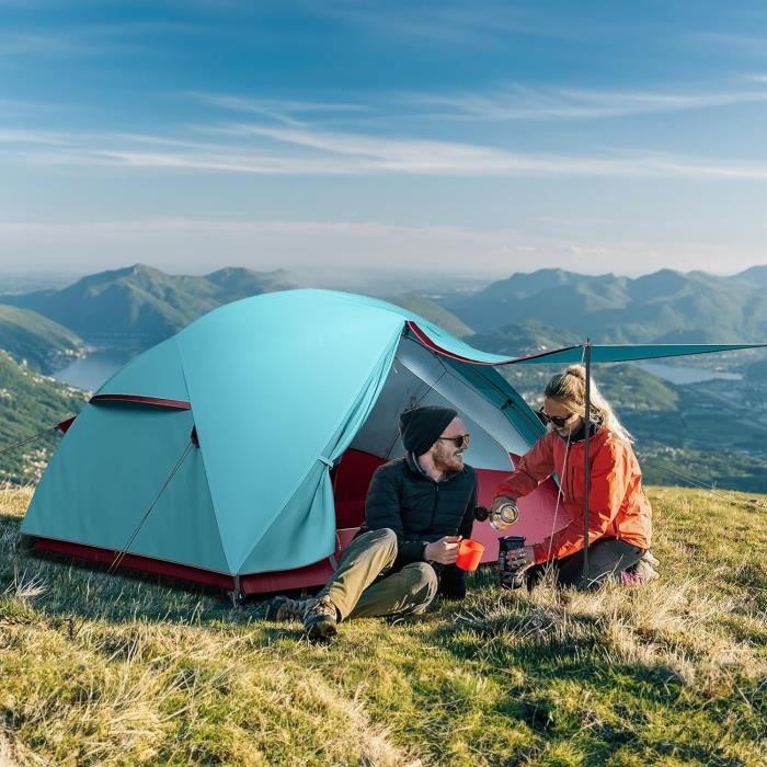 Tente de camping 1 personne tente moustiquaire pour les voyages de  randonnée