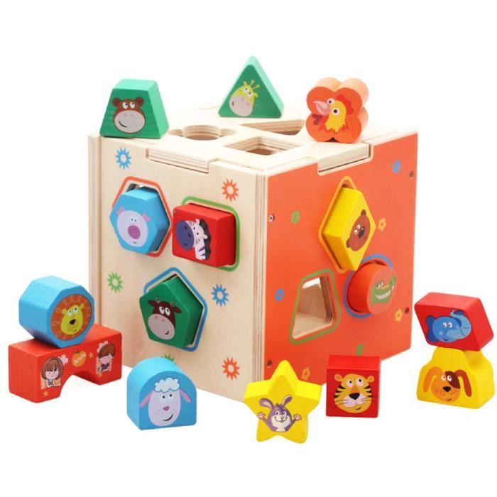 Jeu D Apprentissage Blocs Bebe Forme Sorter Jouets Enfants Blocs Comprend 15 Formes Rrx Laoshu39 Cdiscount Jeux Jouets