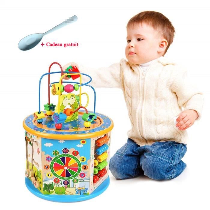 cube activité bois
