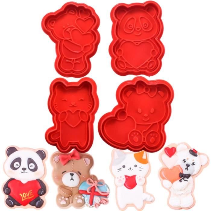 Set De 10 Emporte-Pièces Animaux Jungle En Inox - Pour Biscuits, Fondant, Pâtisserie - Décoration Amusante Et Précise