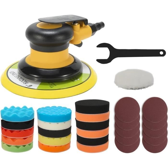 Kit Polissage Voiture Ripper 2400W – Ponceuse + 4 Tampons + Pâte Menzerna Pro
