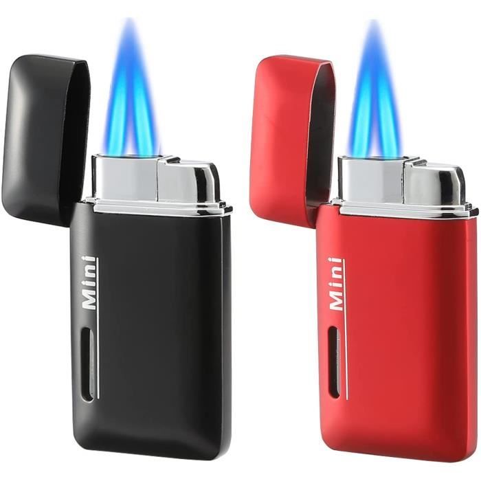 Briquet Tempête Double Flamme Rechargeable USB-C – Jet De Flamme Réglable, Idéal Barbecue Et Camping