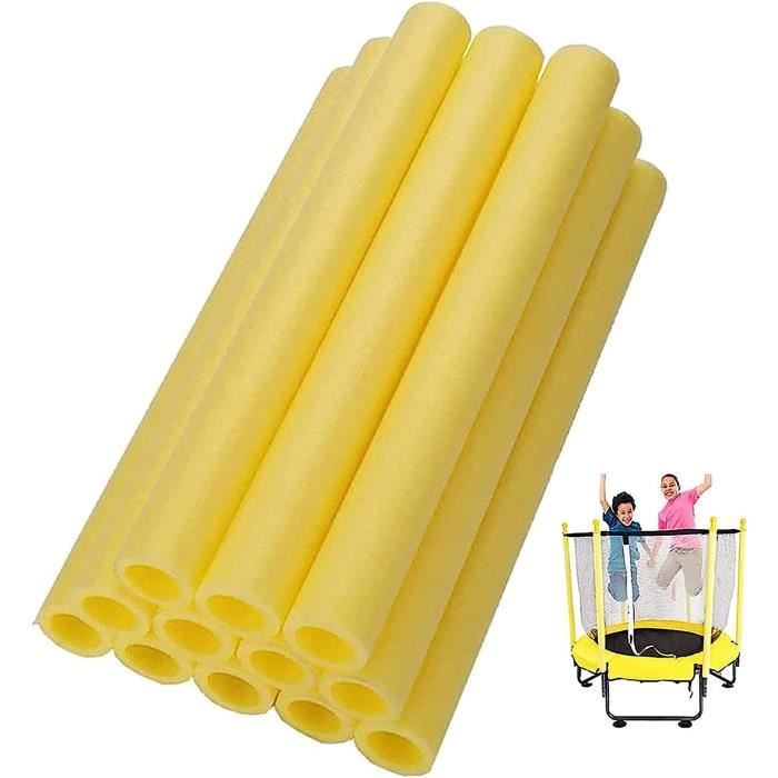 12 PCS Trampoline Pole Mousse Manches Jaune 40 Cm Trampoline Pôles ...