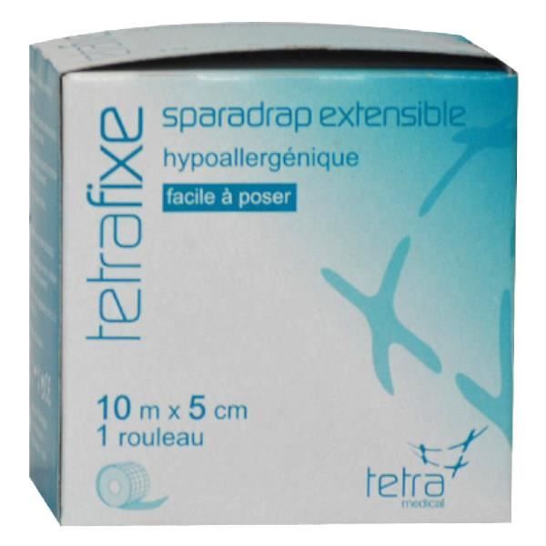 Tetra Médical Tetrafixe Sparadrap Extensible 5cm x 10m Cdiscount
