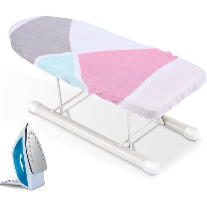 Petite Planche à Repasser, Mini Table a Repasser Pliable,Planche à Repasser de Table avec Pieds