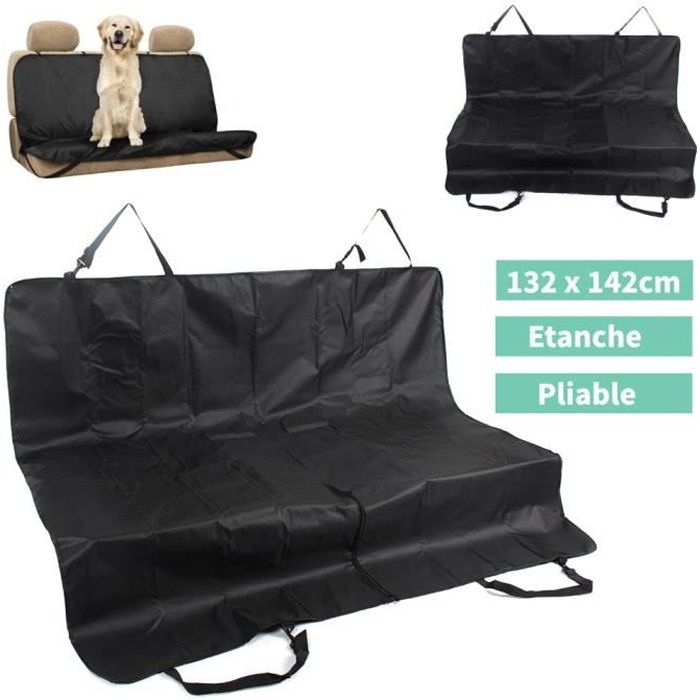 Animalerie Housse de Siège Arrière pour Voitures Protection De Banquette Arrière Imperméable Hamac de voyage pour Chien Couverture
