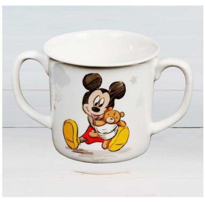 Mug Bebe Porcelaine Mickey Disney Hauteur 8 Cm Q55 Cdiscount Maison