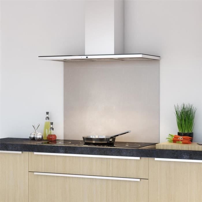 Credence Fond De Hotte En Ceramique Gris Clair Hauteur 70 Cm 880x700 Mm Cuisissimo Achat Vente Credence Credence Fond De Hotte En Cdiscount